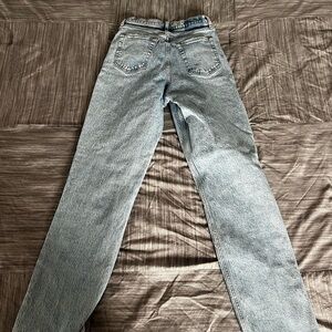 Abercrombie & Fitch Light Gray Women's Straight Leg Jeans
